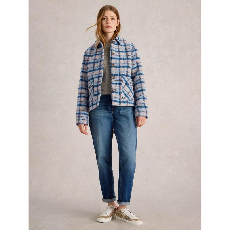White Stuff Amelia Check Jacket image number 3